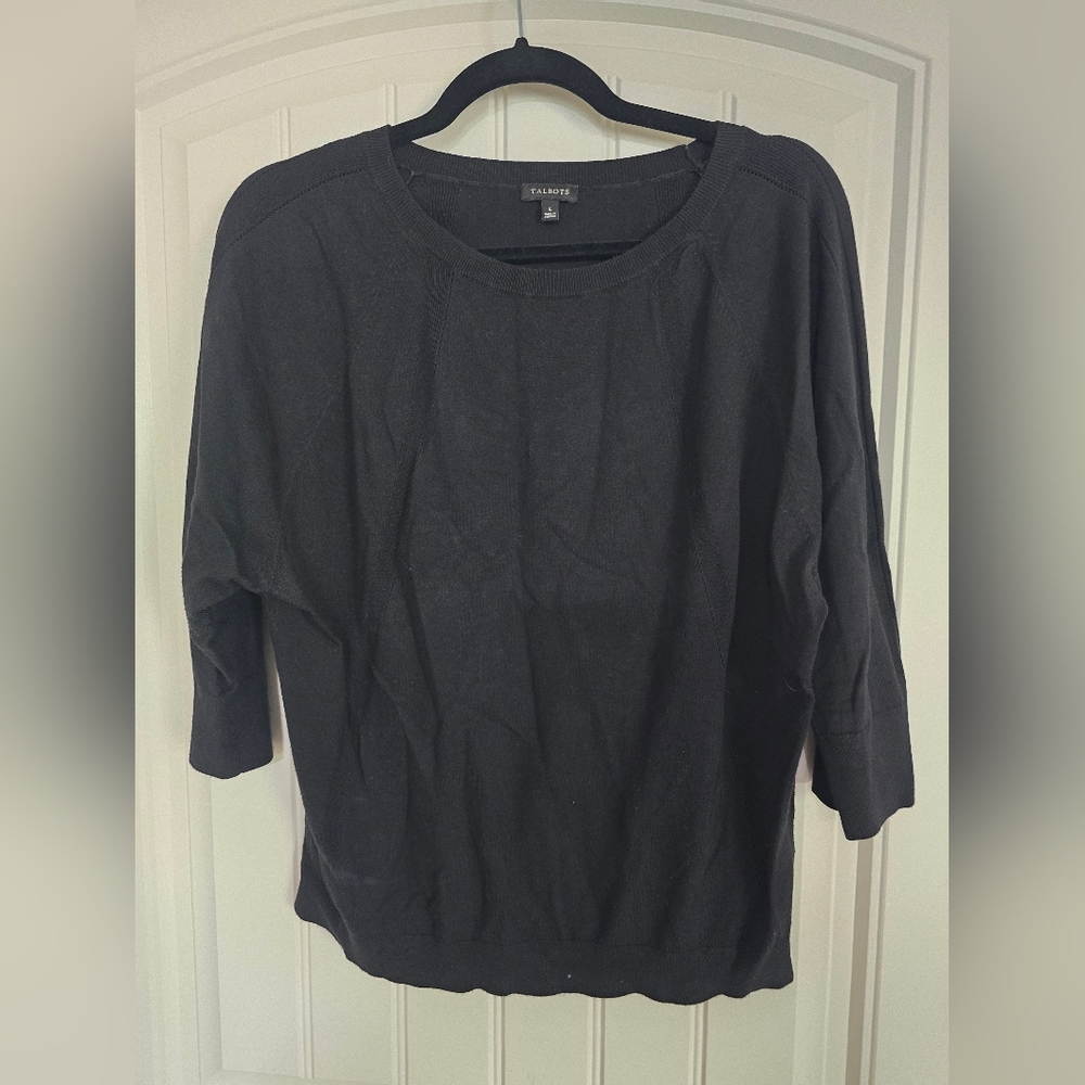 Talbots light weight 3/4 sleeve sweater